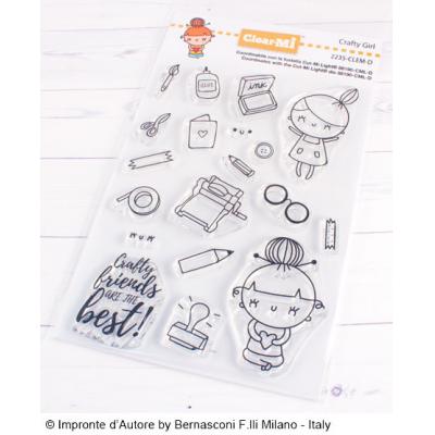 Impronte d’Autore Clear Stamps - Crafty Girl